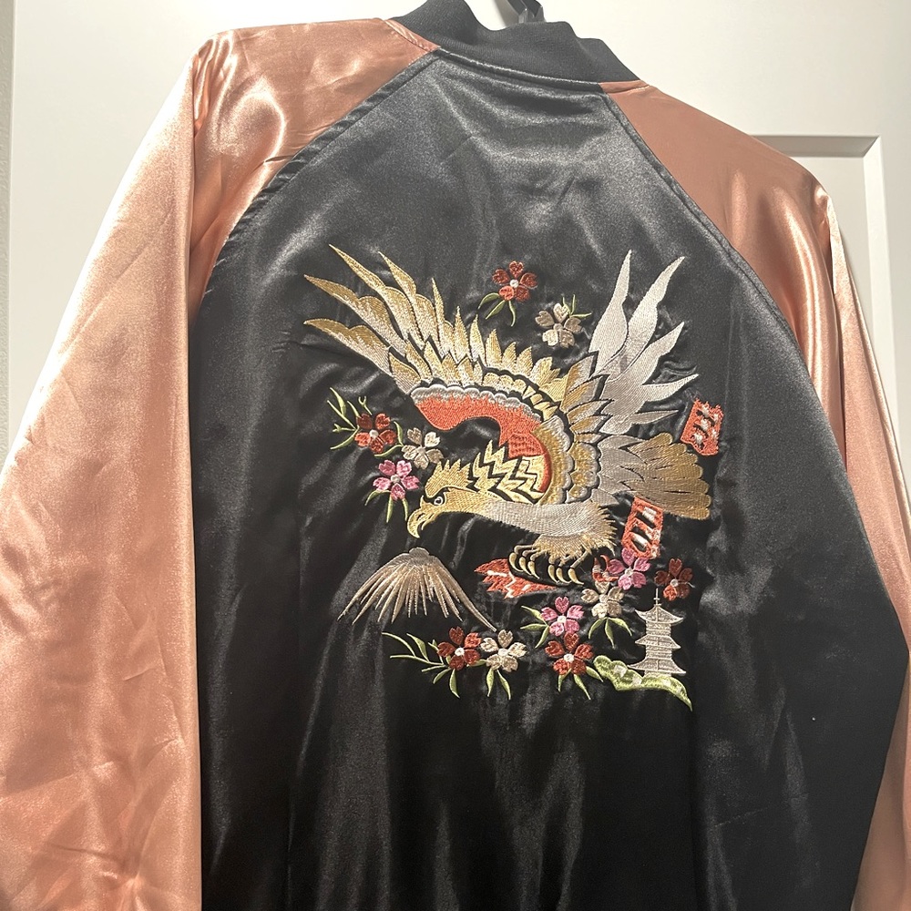 Asos Satin Bomber. Size 4